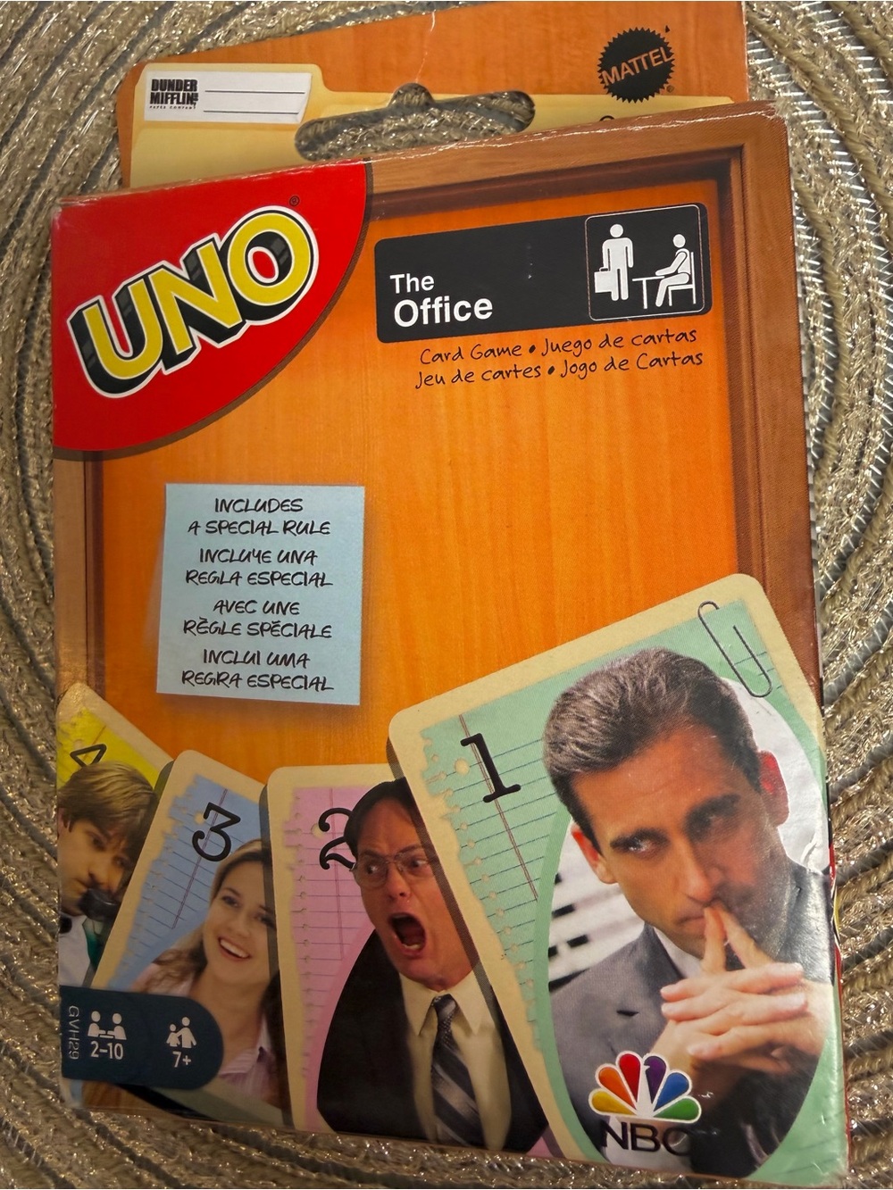 UNO The Office Card Game Mattel NBC Dunder Mifflin Kevins Famous Chili Rule 2021